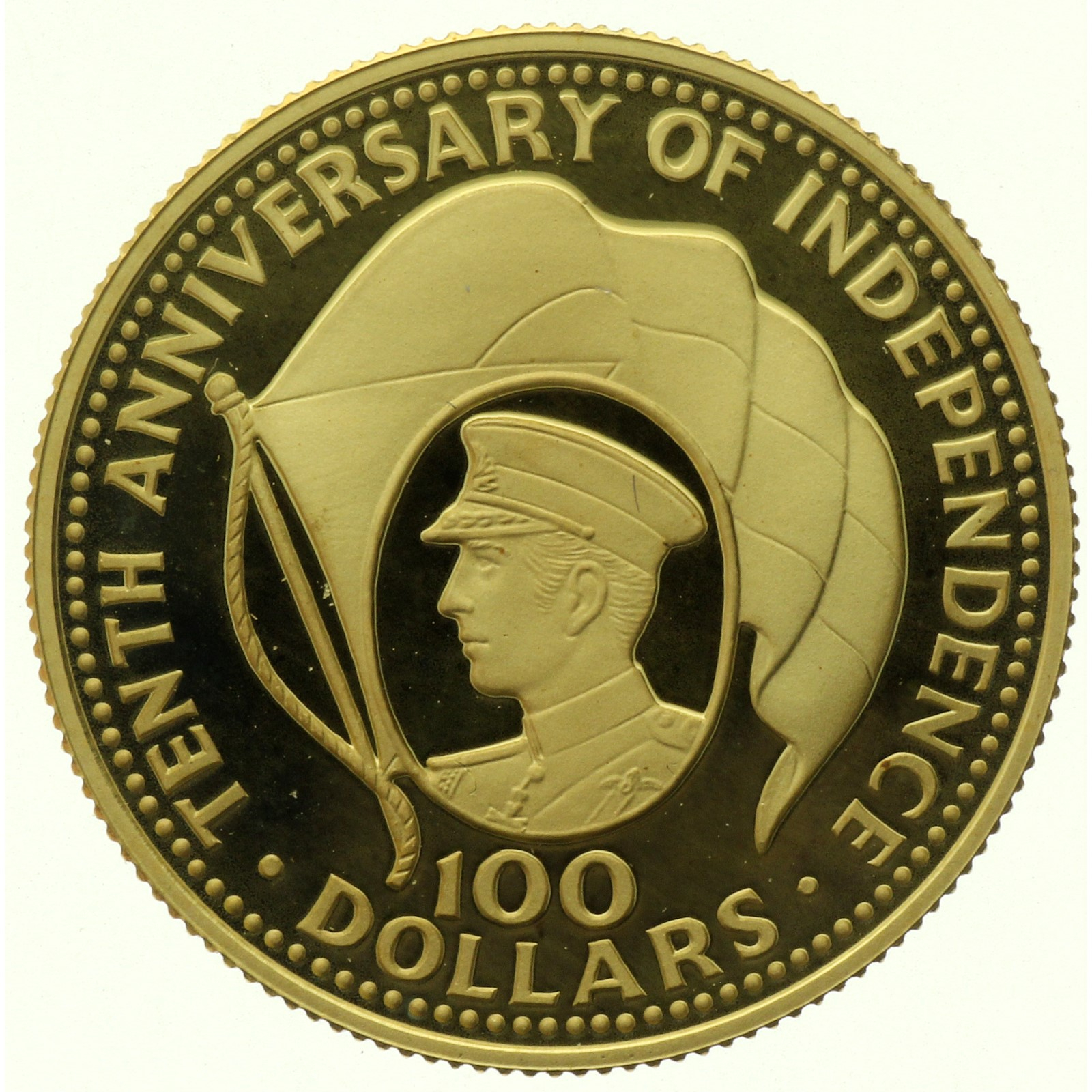 Bahamas - 100 Dollars - 1983 - 10th Anniversary of Independence