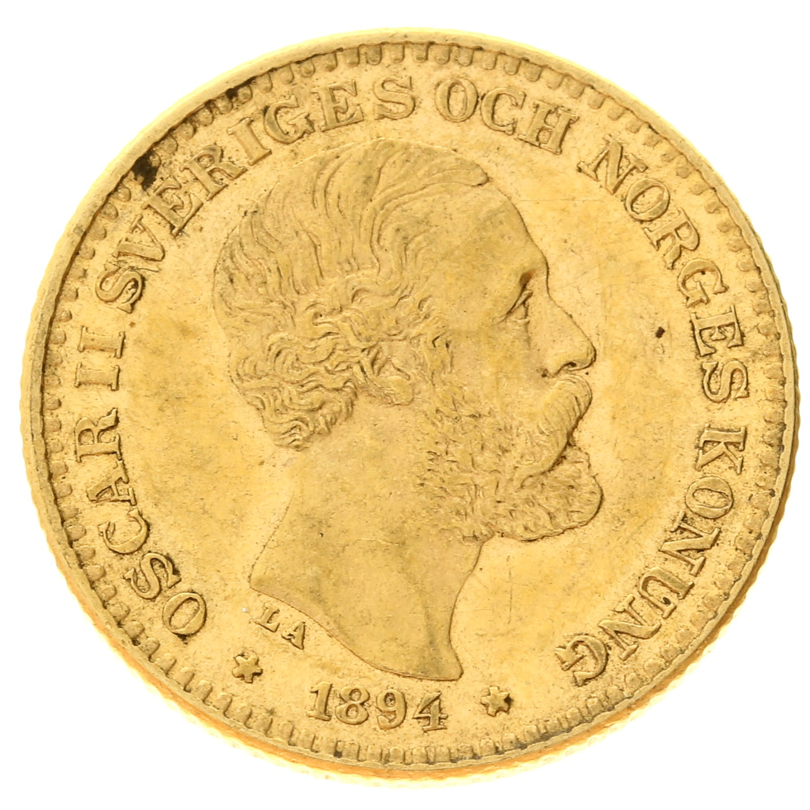 Sweden - 10 kronor - 1894 - Oscar II