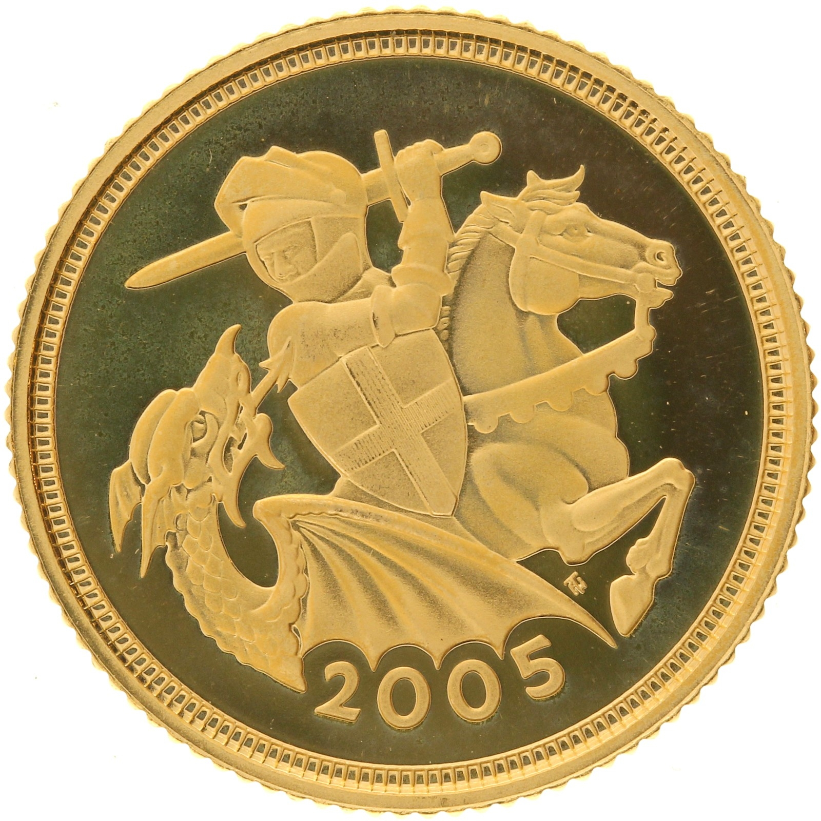 United Kingdom - 1/2 sovereign - 2005 - PROOF - Elizabeth II