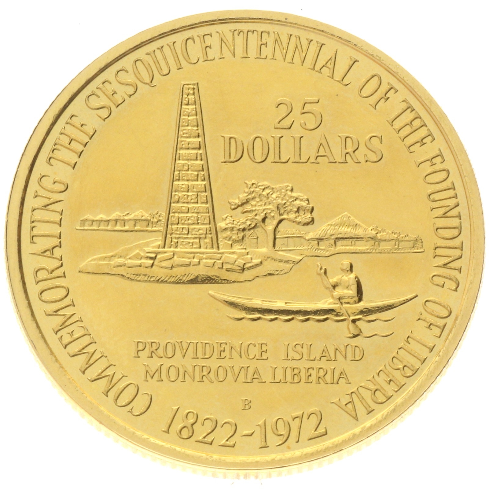 Liberia - 25 dollars - 1972 - B - President Tolbert