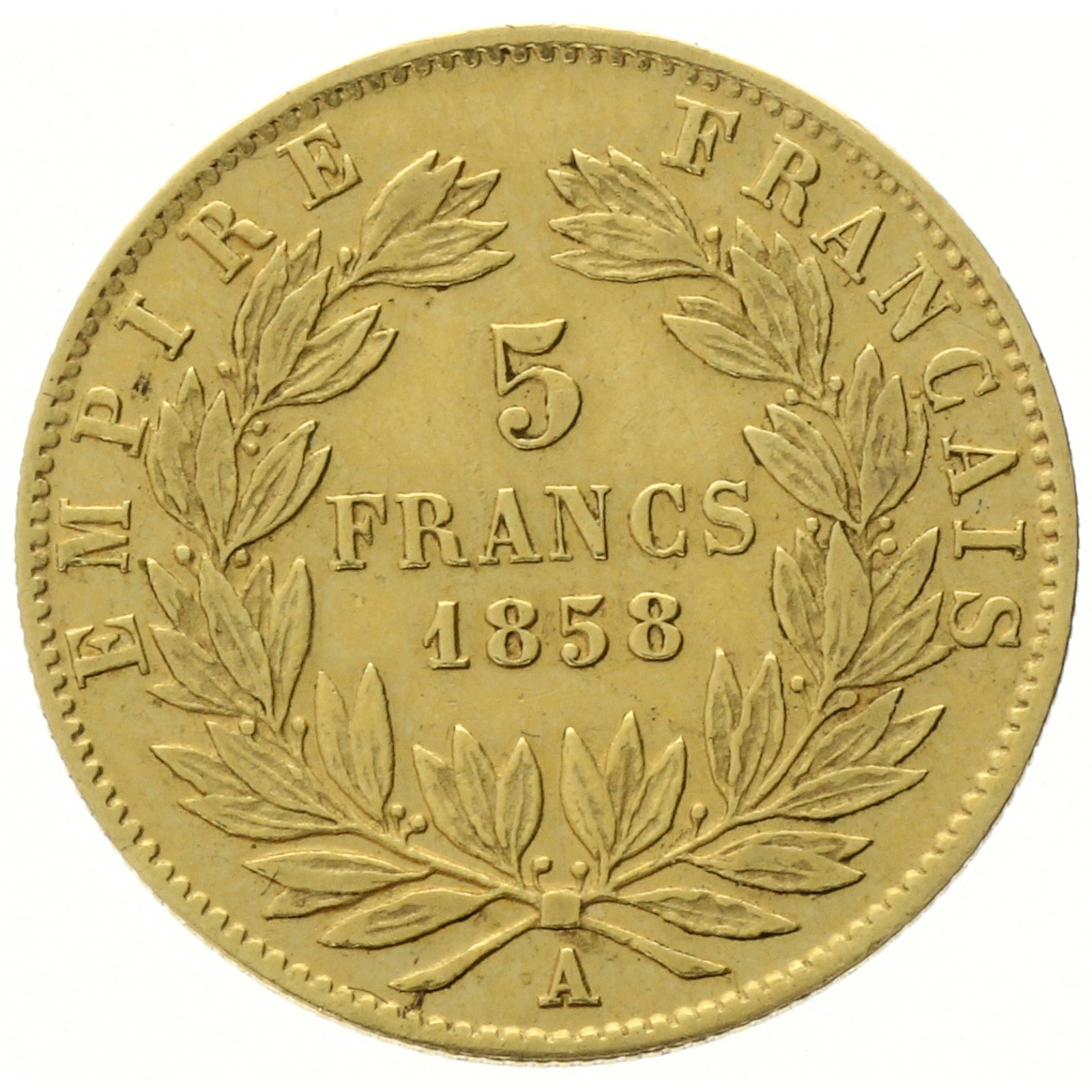 France - 5 francs - 1858 - Napoleon III
