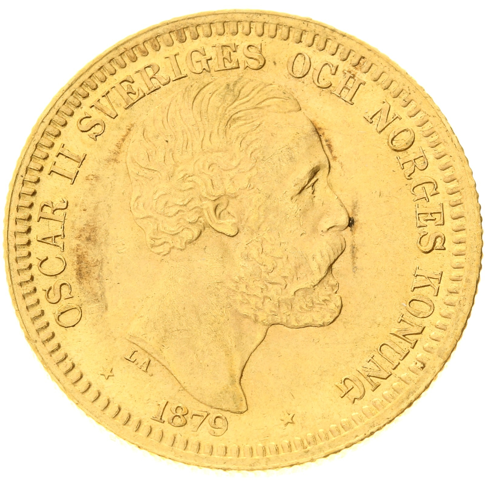 Sweden - 20 kronor - 1879 - Oscar II 