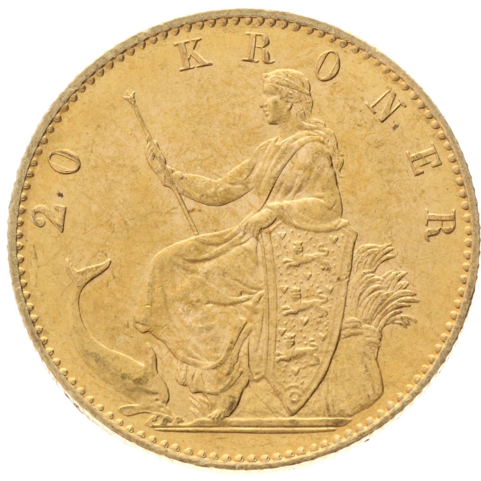 Denmark - 20 kroner - 1900 - Christian IX 