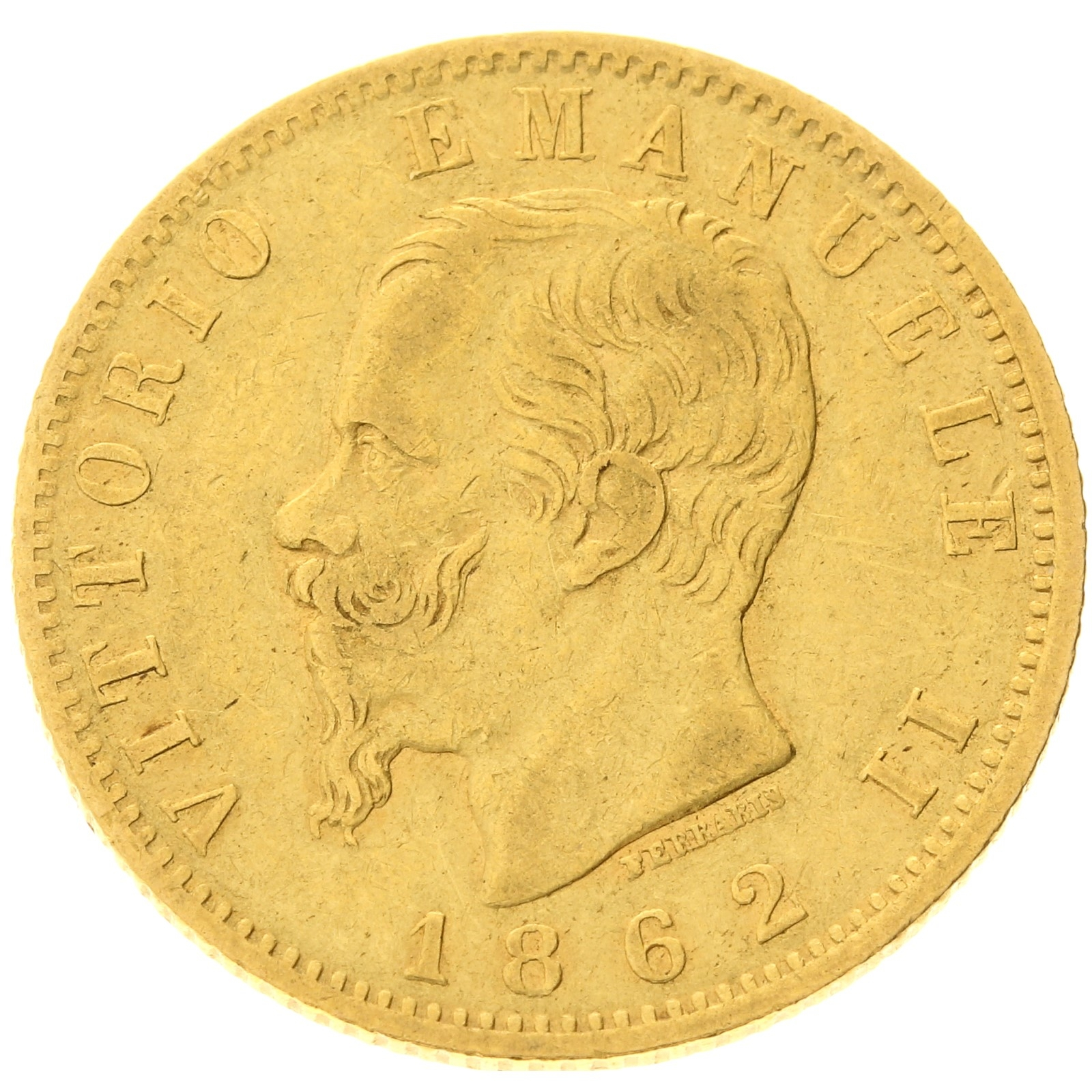 Italy - 20 Lire - 1862 - T - Vittorio Emanuele II