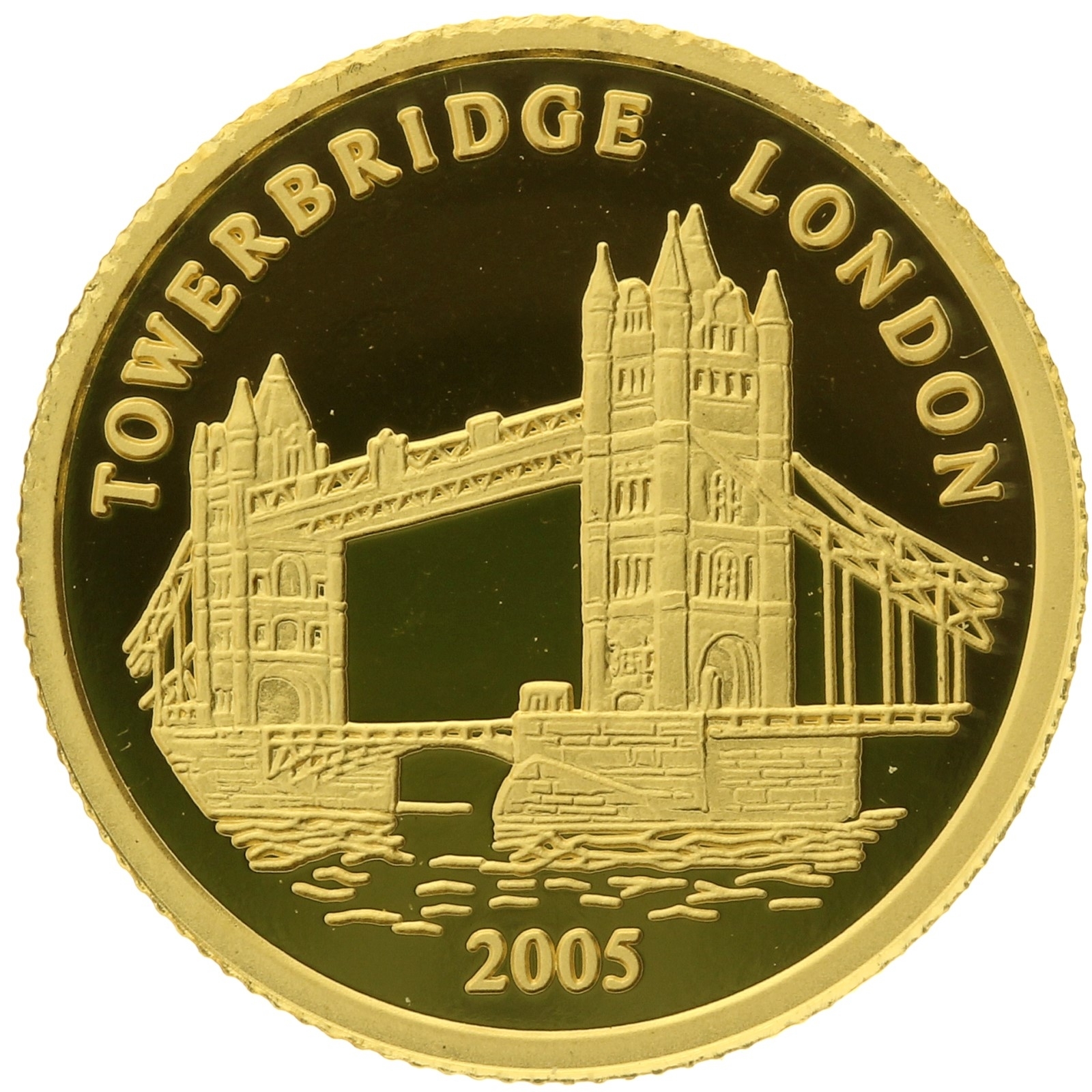 Togo - 1500 francs - 2005 - Tower Bridge - 1/25oz
