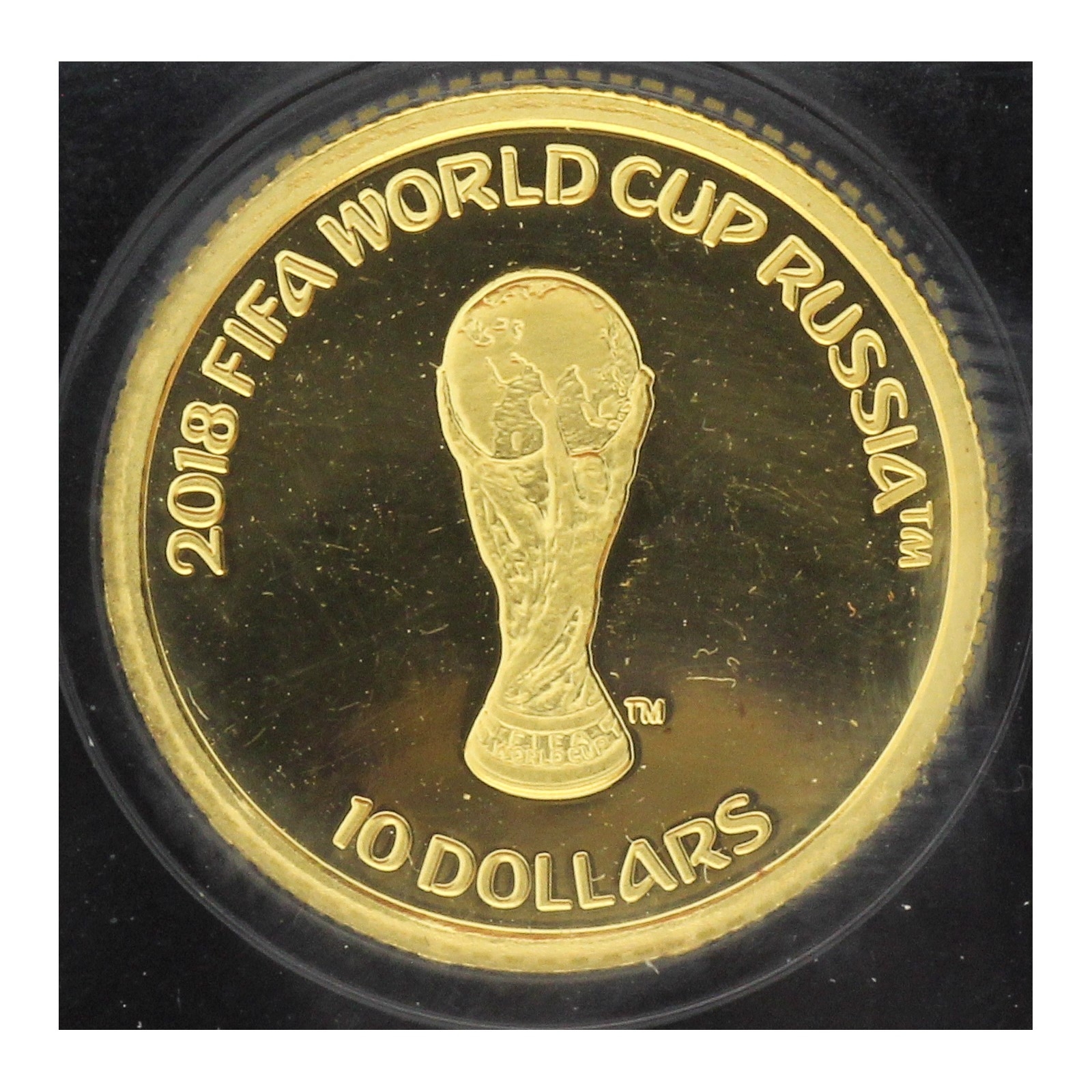 Barbados - 10 dollars - 2018 - FIFA World Cup - 1/10oz
