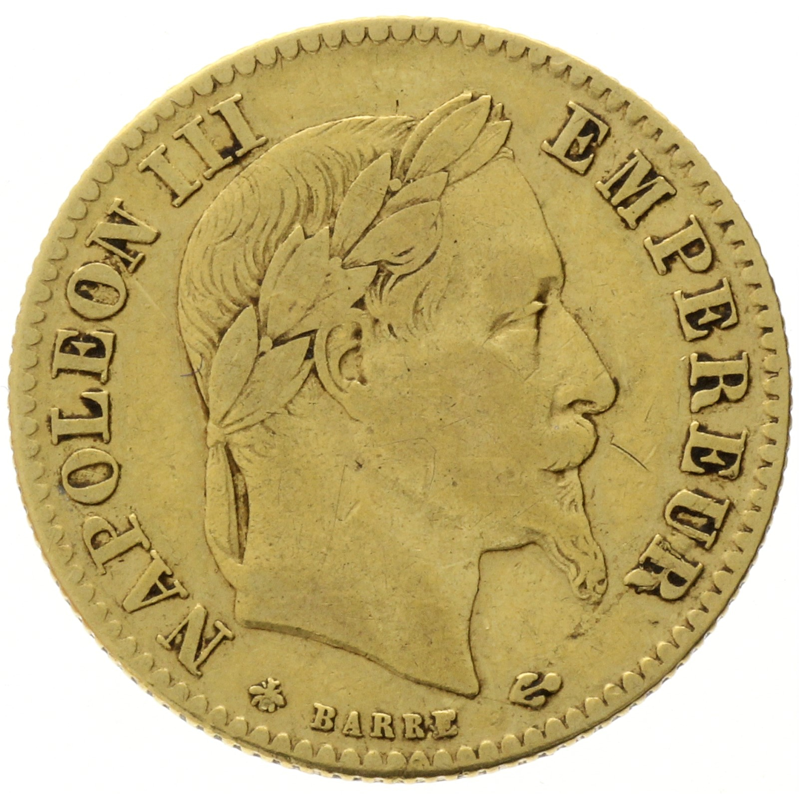 France - 10 francs - 1868 - A - Napoleon III 