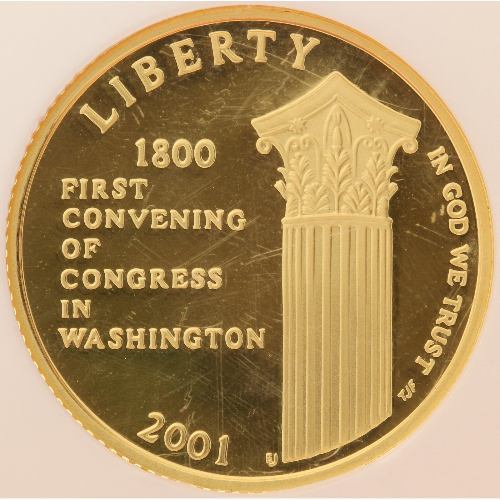 USA - 5 Dollars - 2001 - U.S. Capitol Visitor Center - NGC 69 Ultra Cameo