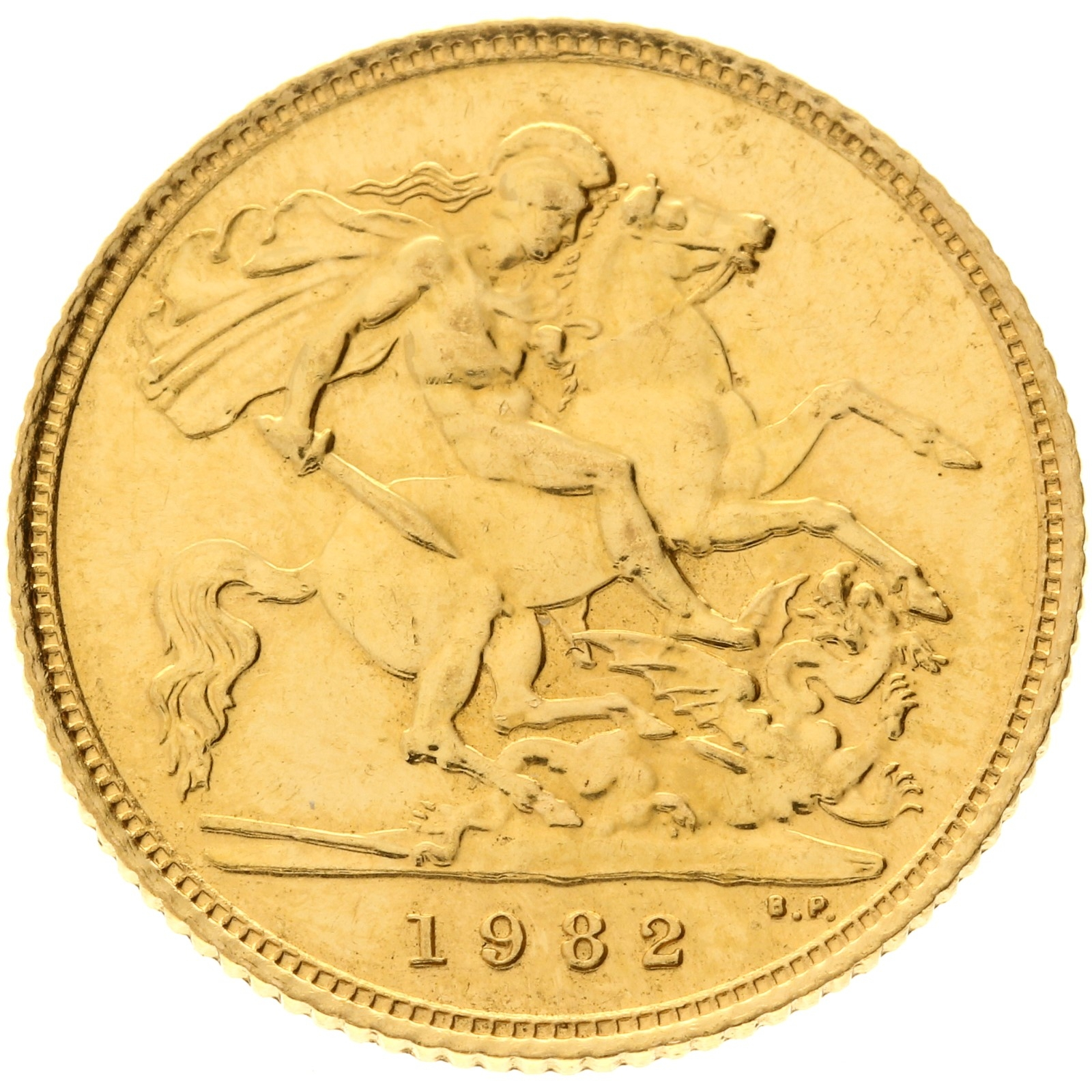 United Kingdom - ½ Sovereign - 1982 - Elizabeth II