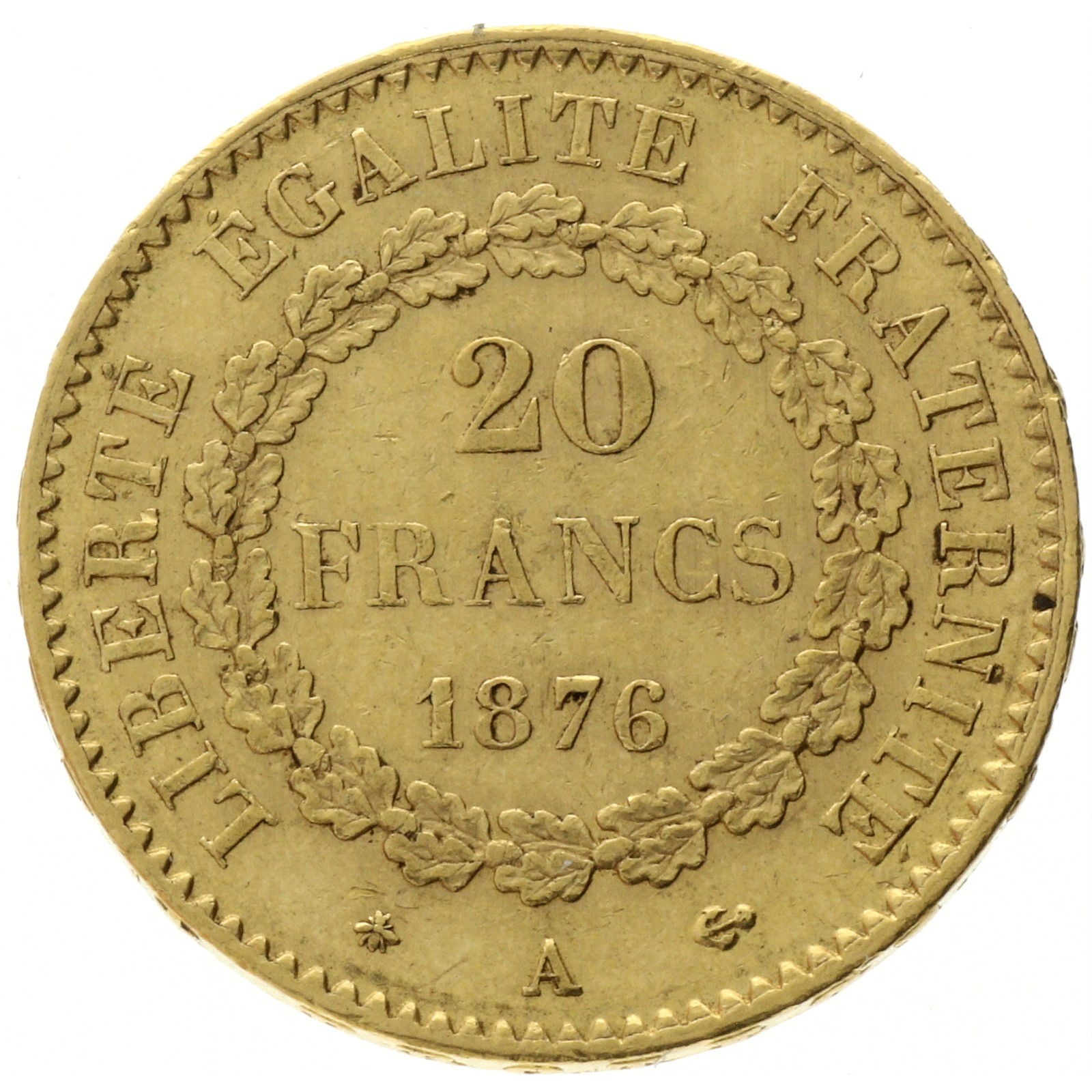 France - 20 francs - 1876 - A