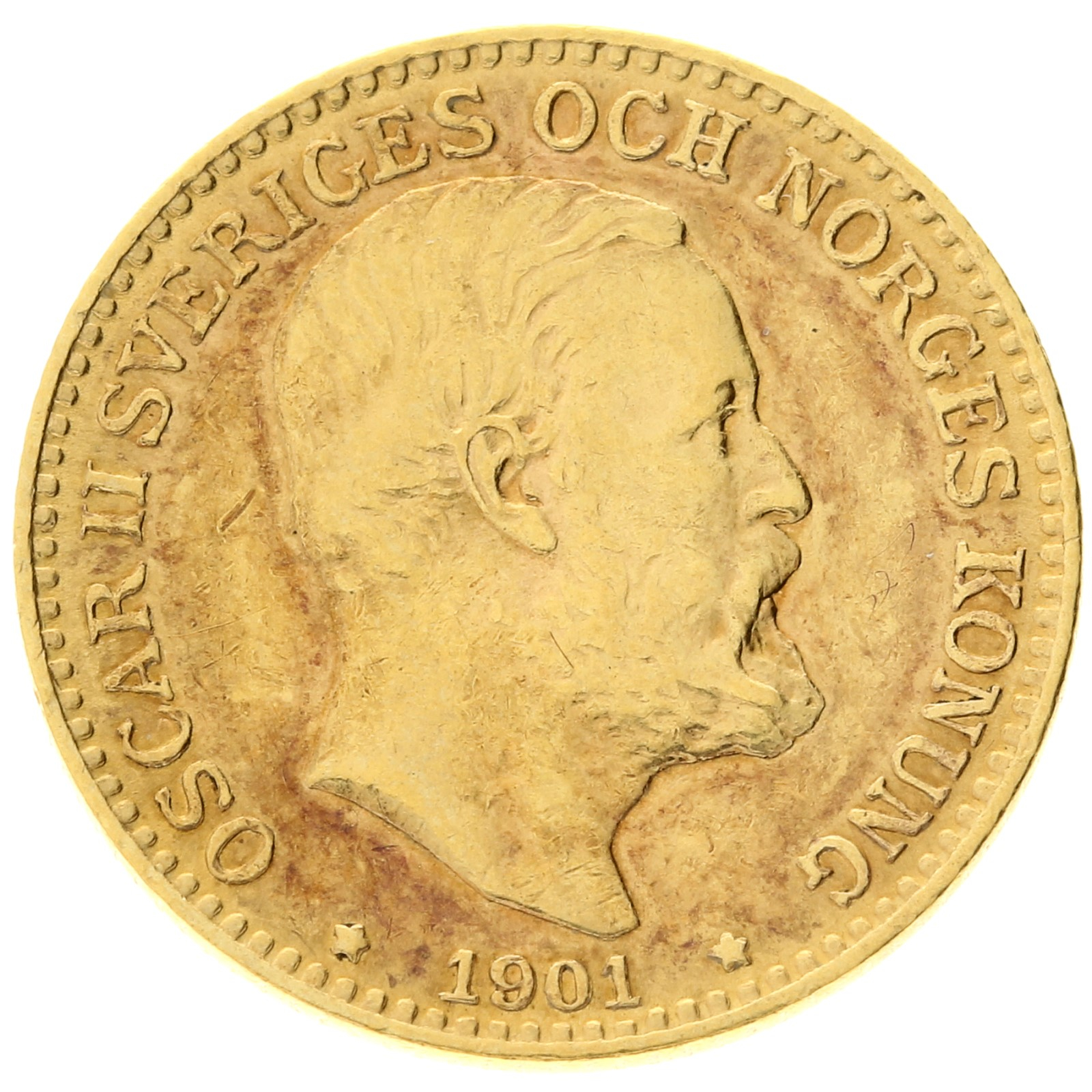 Sweden - 10 kronor - 1901 - Oscar II 