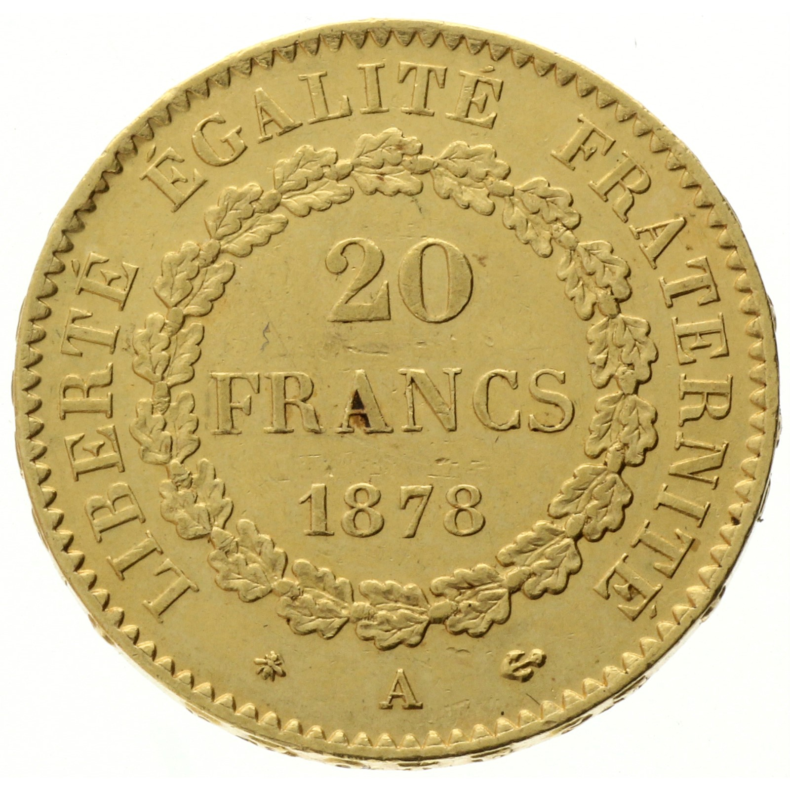 France - 20 francs - 1878 - A