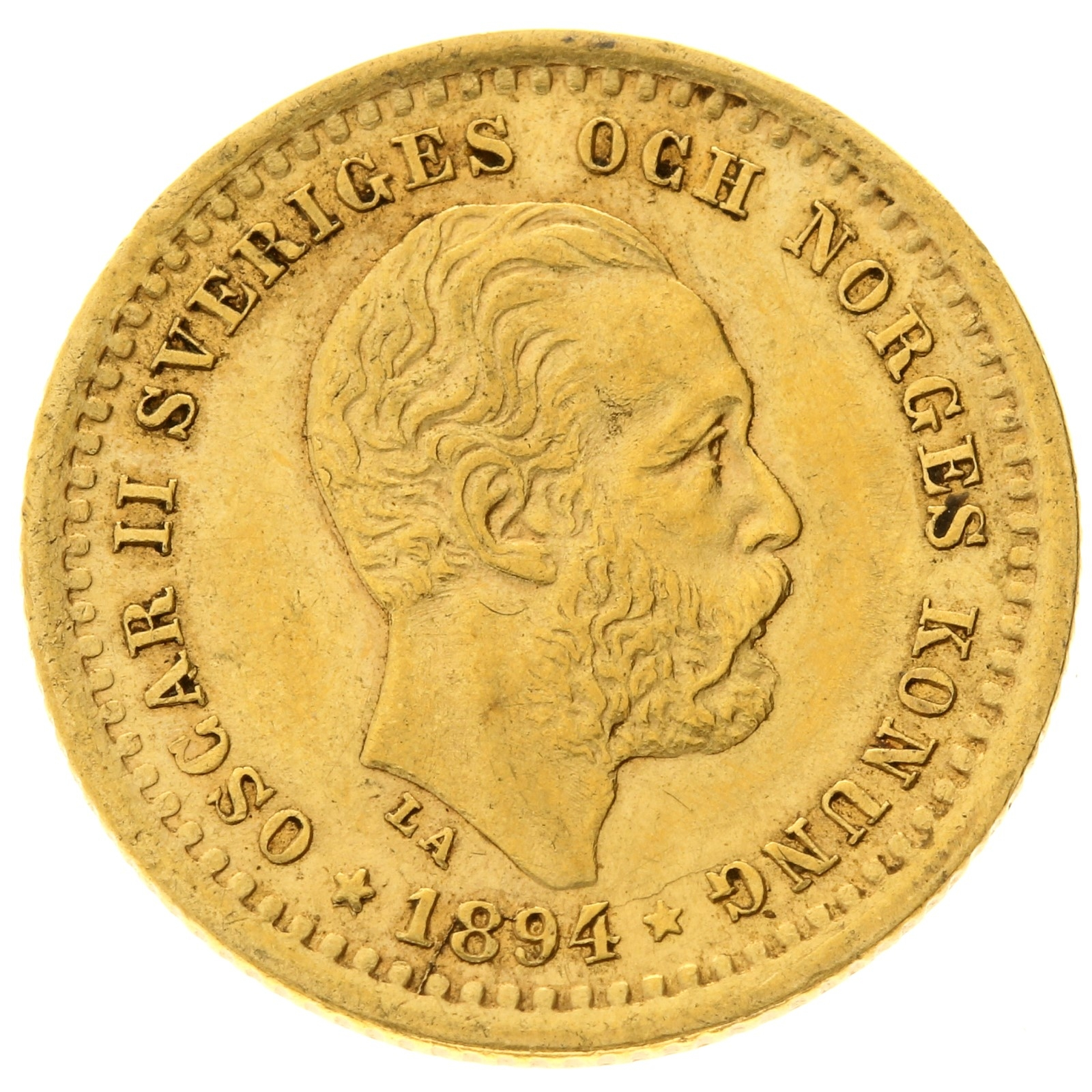 Sweden - 5 kronor - 1894 - Oscar II 