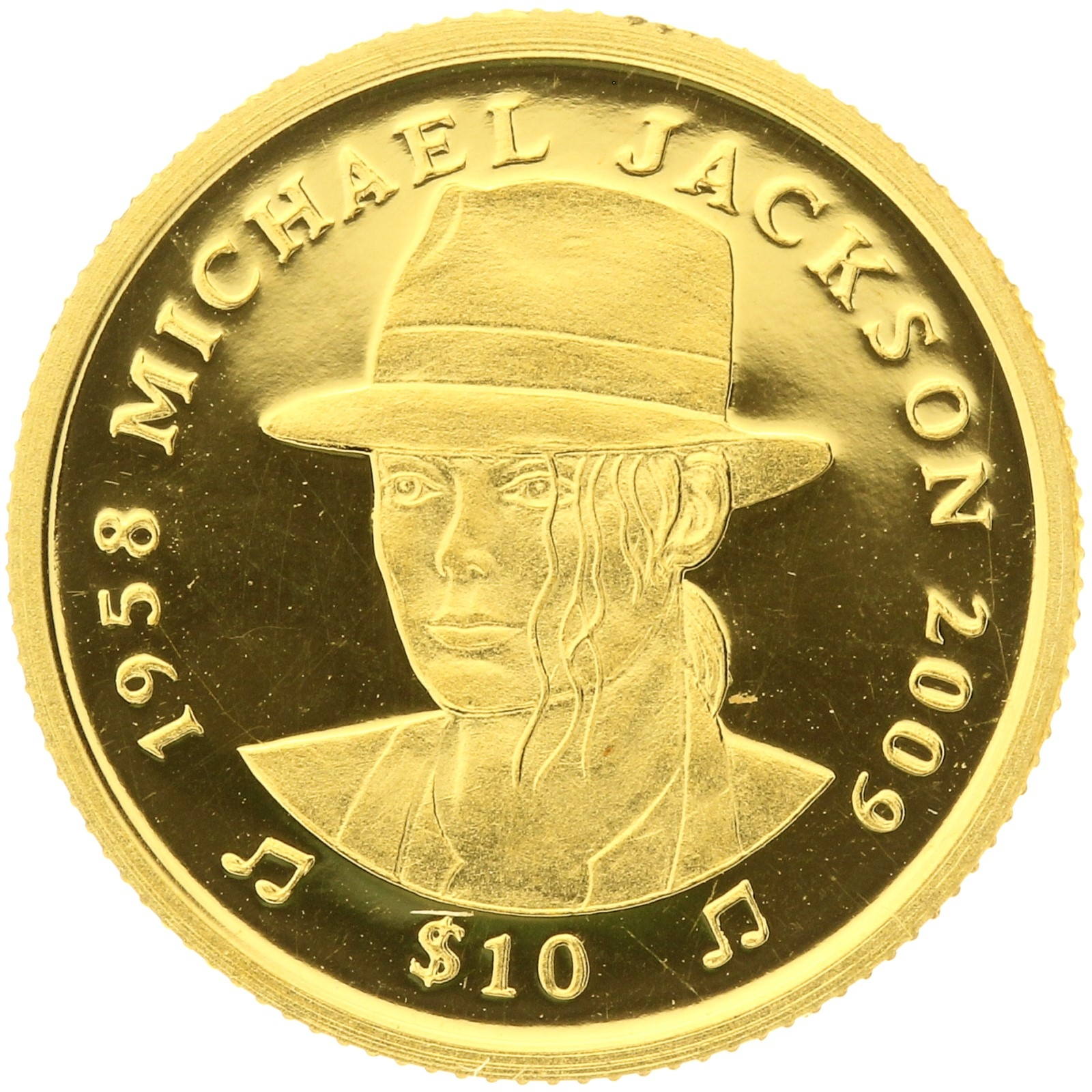 Sierra Leone - 10 dollars - 2009 - Michael Jackson - 1/25oz