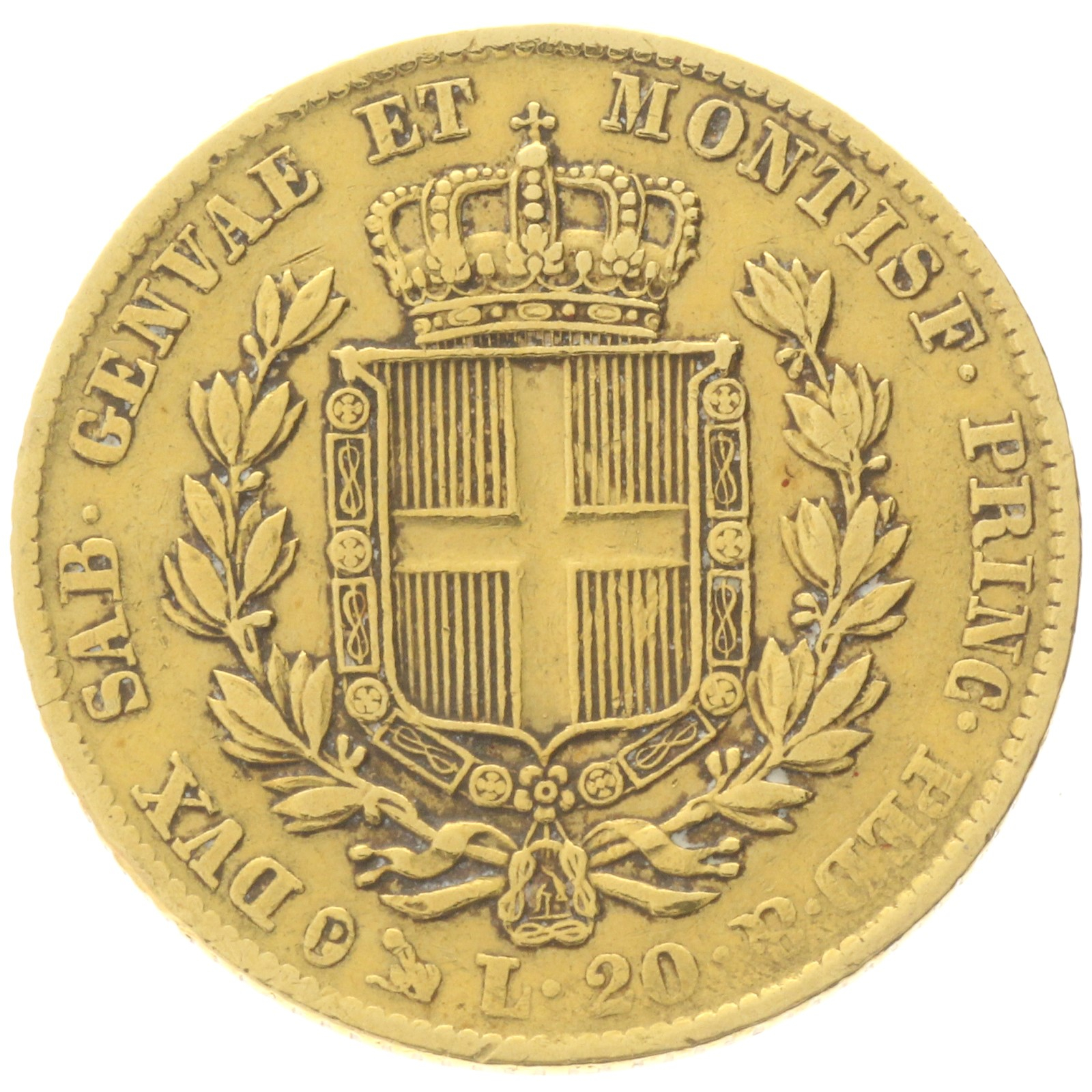 Italy - 20 lire - 1849 - Sardinia 