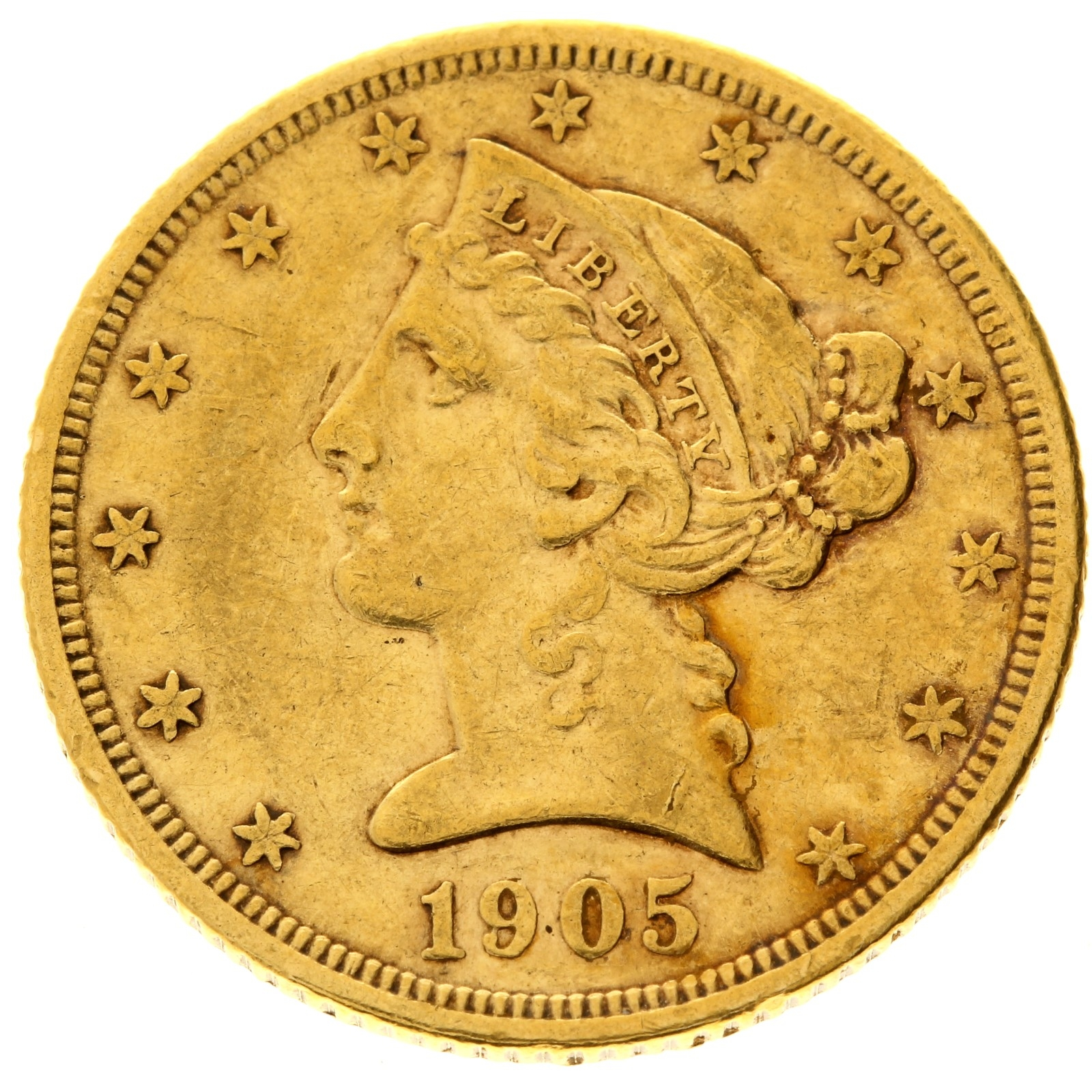 USA - 5 dollars - 1905 - S - Coronet Head 