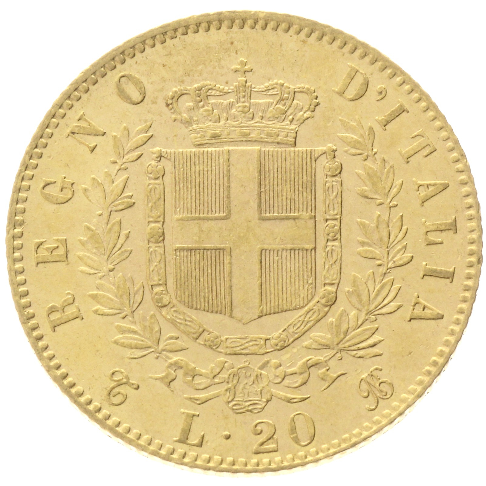 Italy - 20 Lire - 1863 - T - Vittorio Emanuele II 