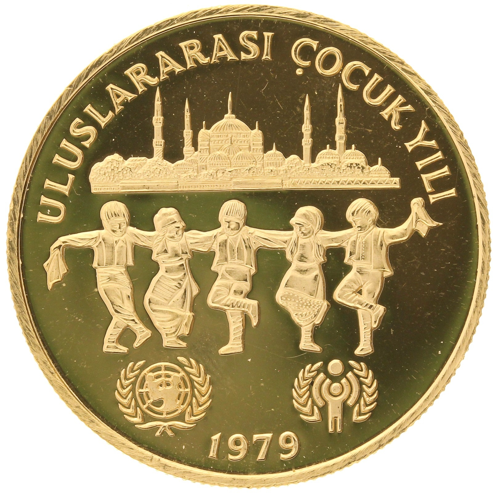 Turkey - 10000 lira - 1979 - Year of the Child - 1/2oz