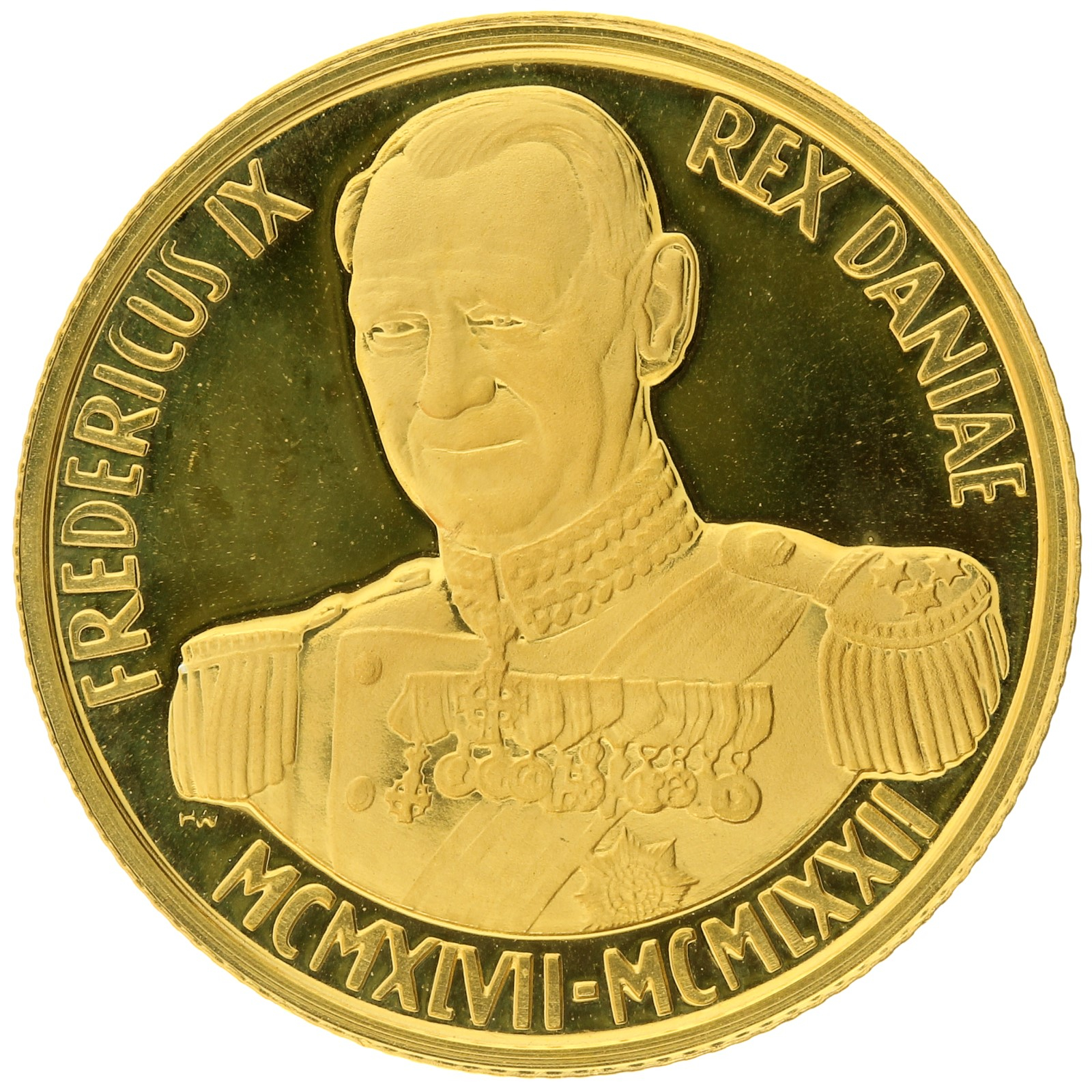 Denmark - Medal (3 ducats) - 1972 - Frederik IX 