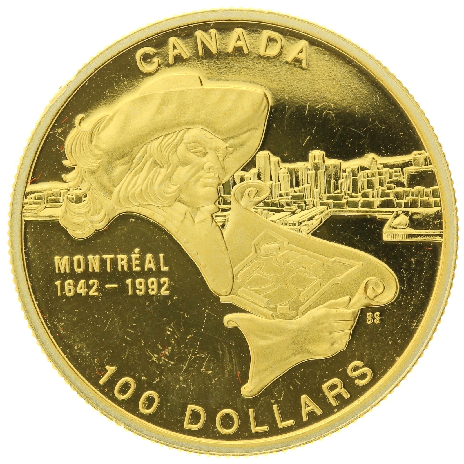 Canada - 100 Dollars - 1992 - Elizabeth II - Montreal - 1/4oz