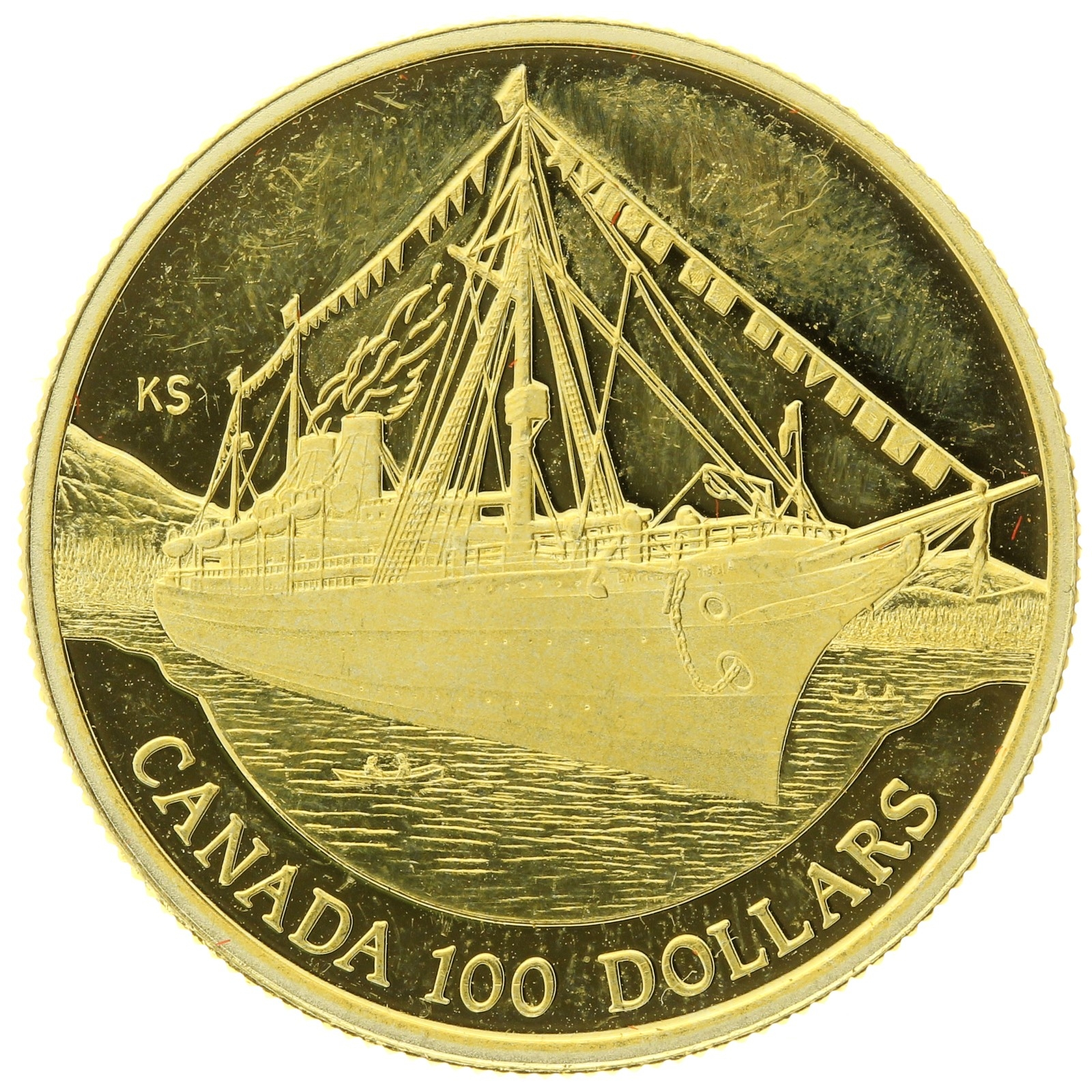 Canada - 100 Dollars - 1991 - Elizabeth II - Empress of India - 1/4oz