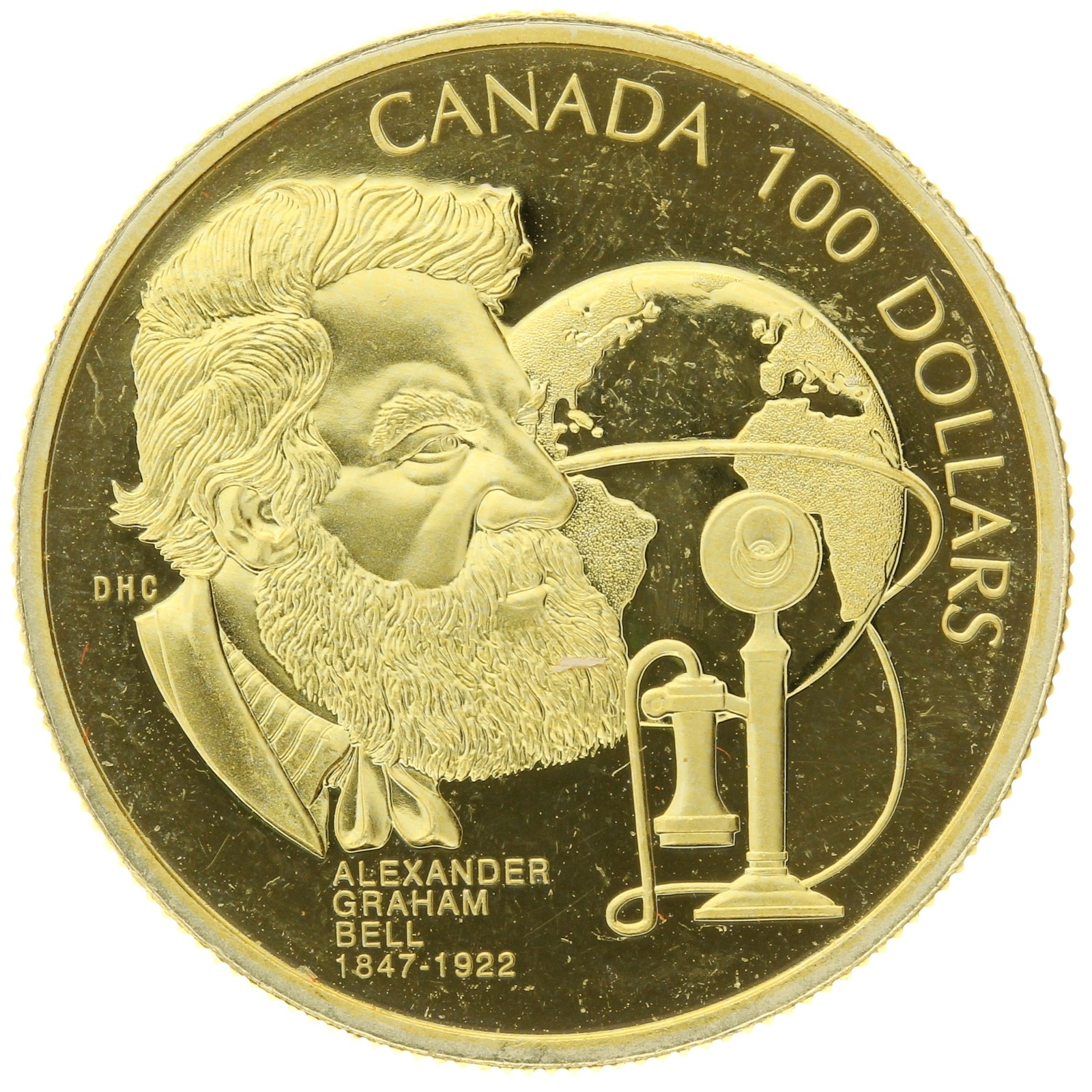 Canada - 100 Dollars - 1997 - Elizabeth II - Alexander Graham Bell - 1/4oz