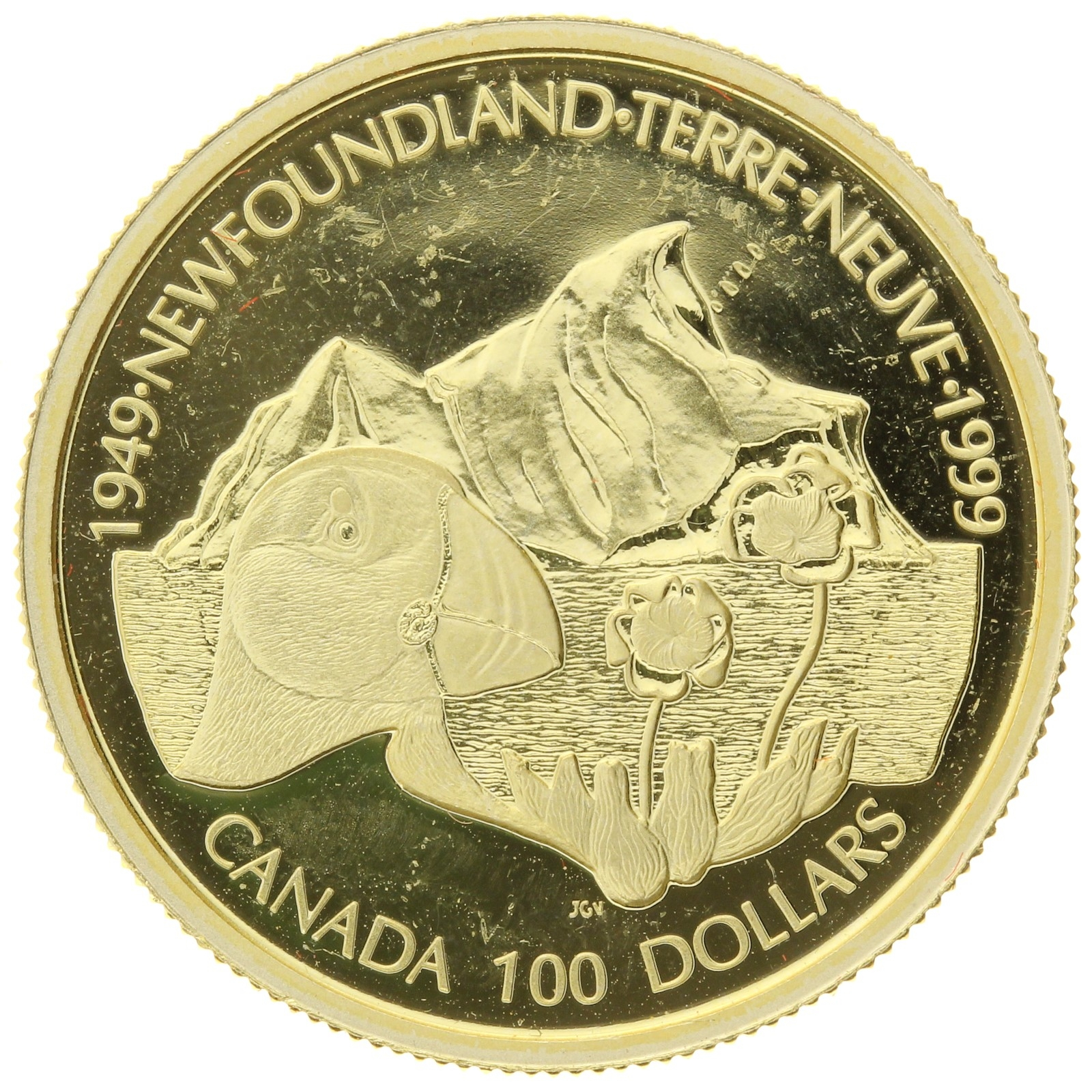 Canada - 100 Dollars - 1999 - Elizabeth II - Newfoundland - 1/4oz