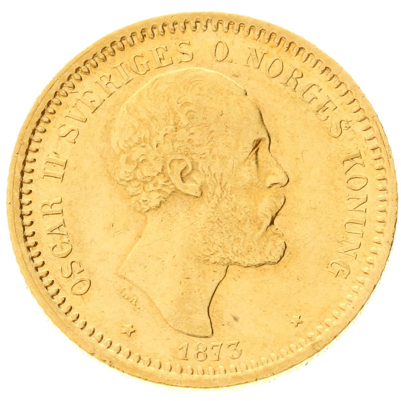 Sweden - 10 kroner - 1873 - Oscar II 