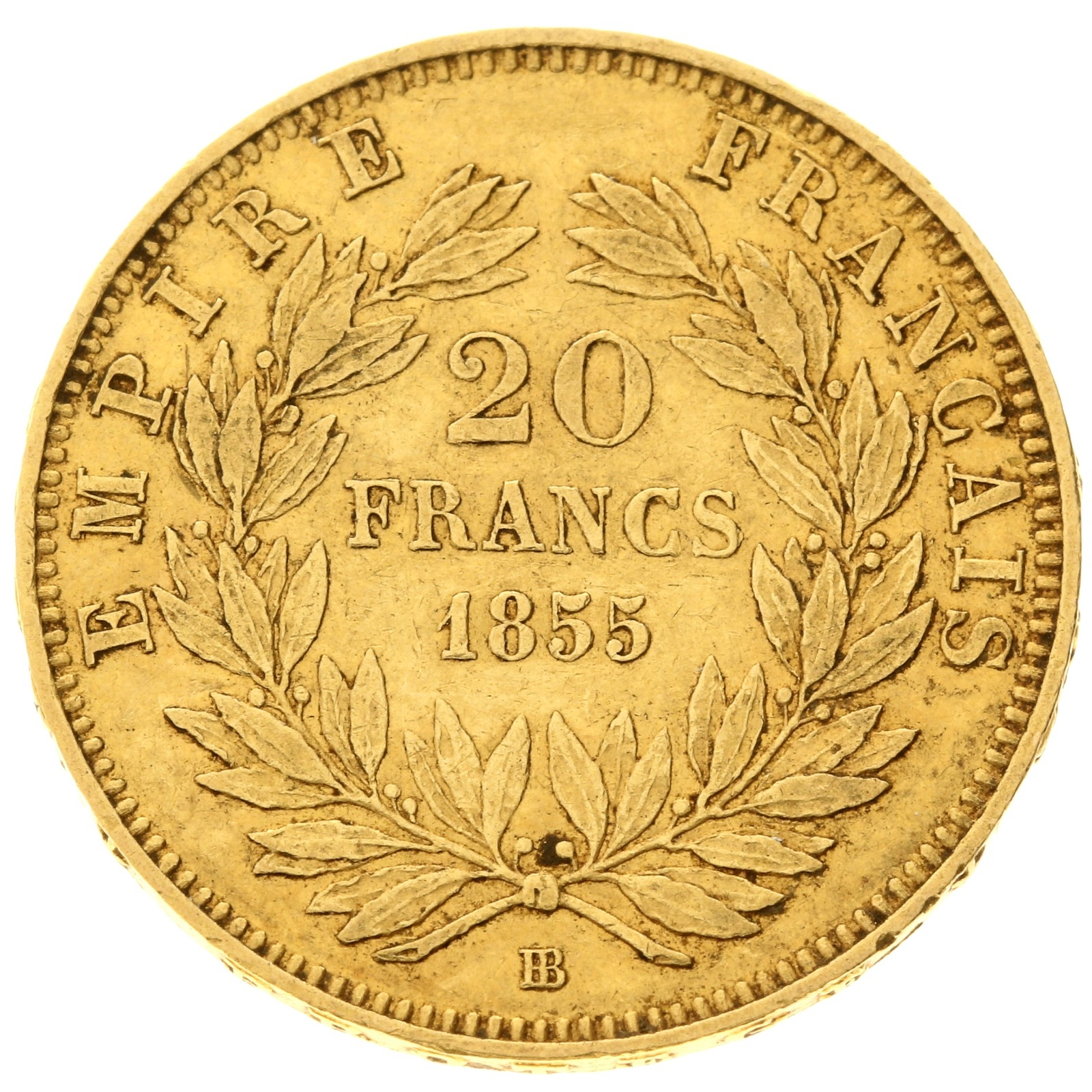 France - 20 Francs - 1855 - BB - Napoleon III