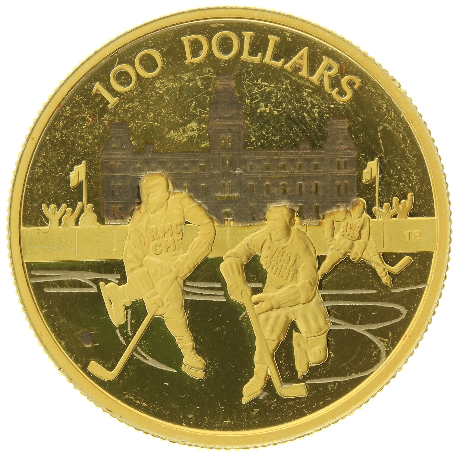 Canada - 100 Dollars - 2006 - Elizabeth II - 75th Anniversary, Hockey