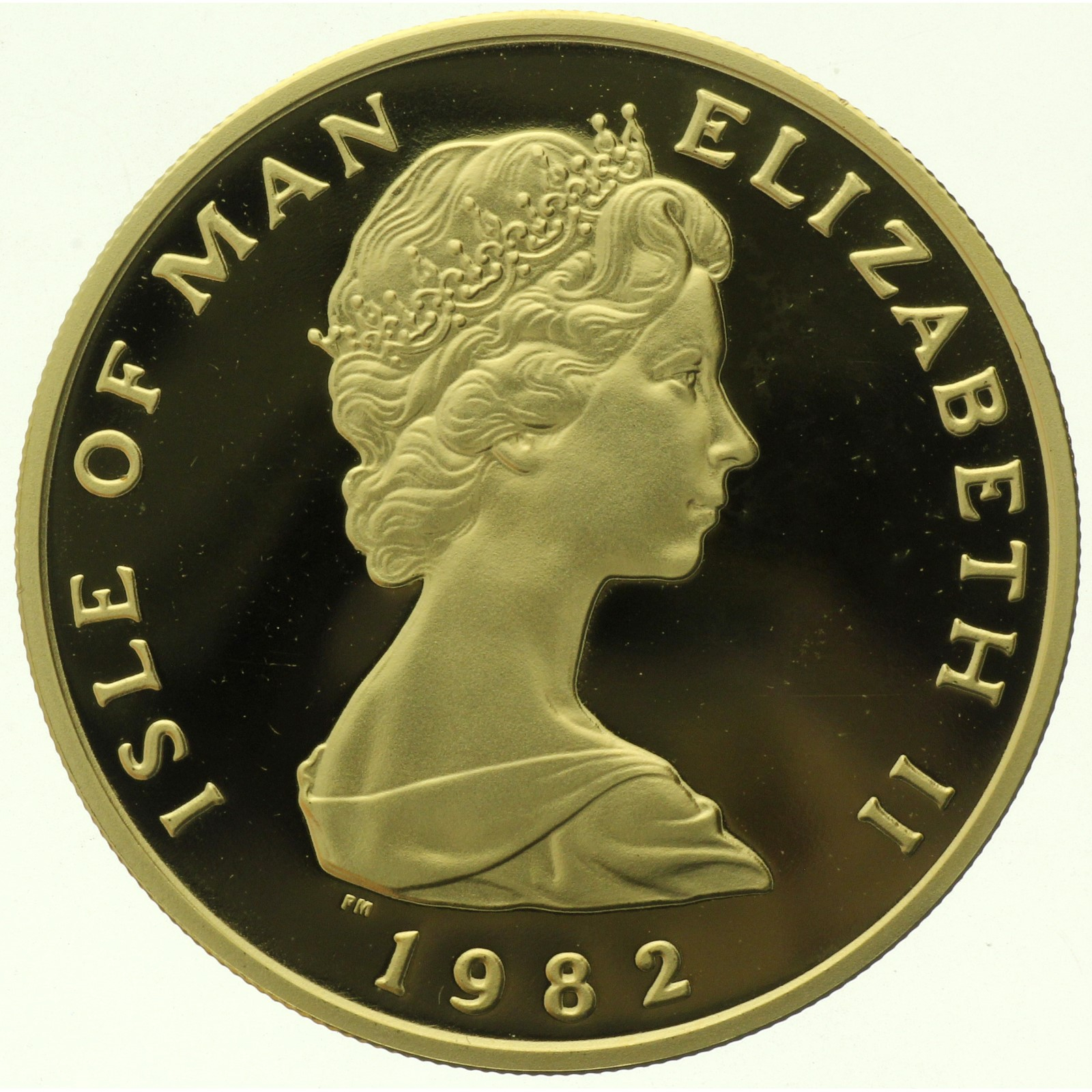 Isle of Man - 10 pence - 1982 - Gold issue 