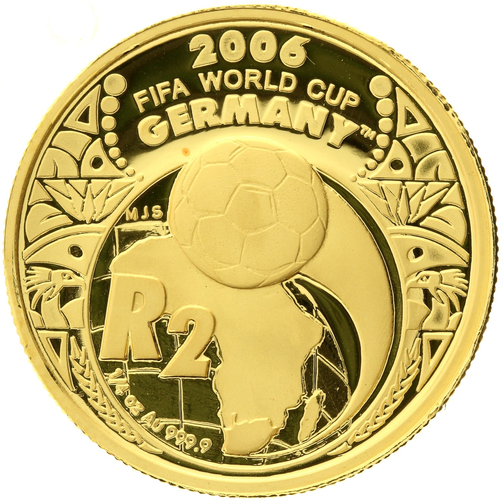 South Africa - 2 rand - 2006 - FIFA World Cup - 1/4oz