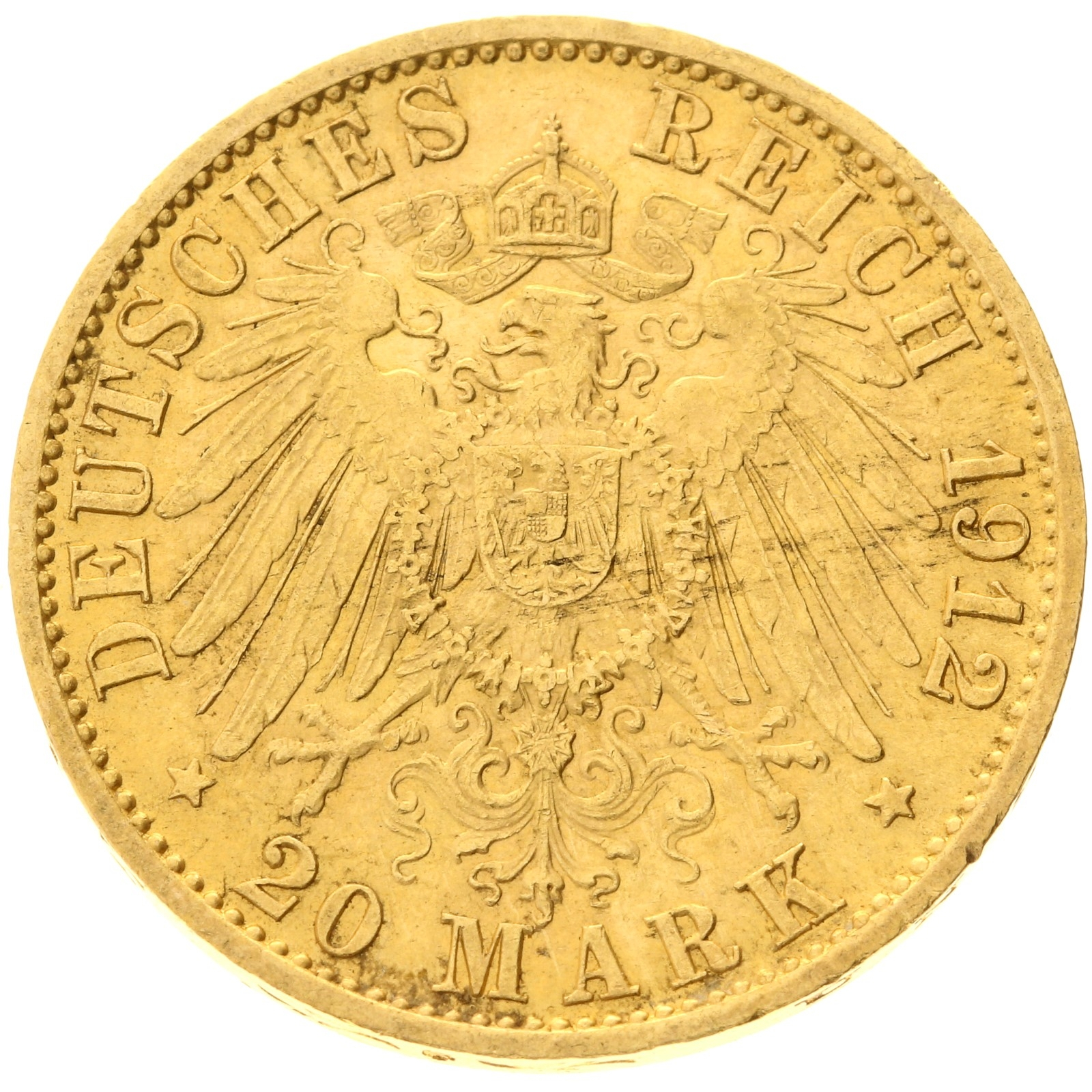 Germany - Prussia - 20 mark - 1912 - A - Wilhelm II 
