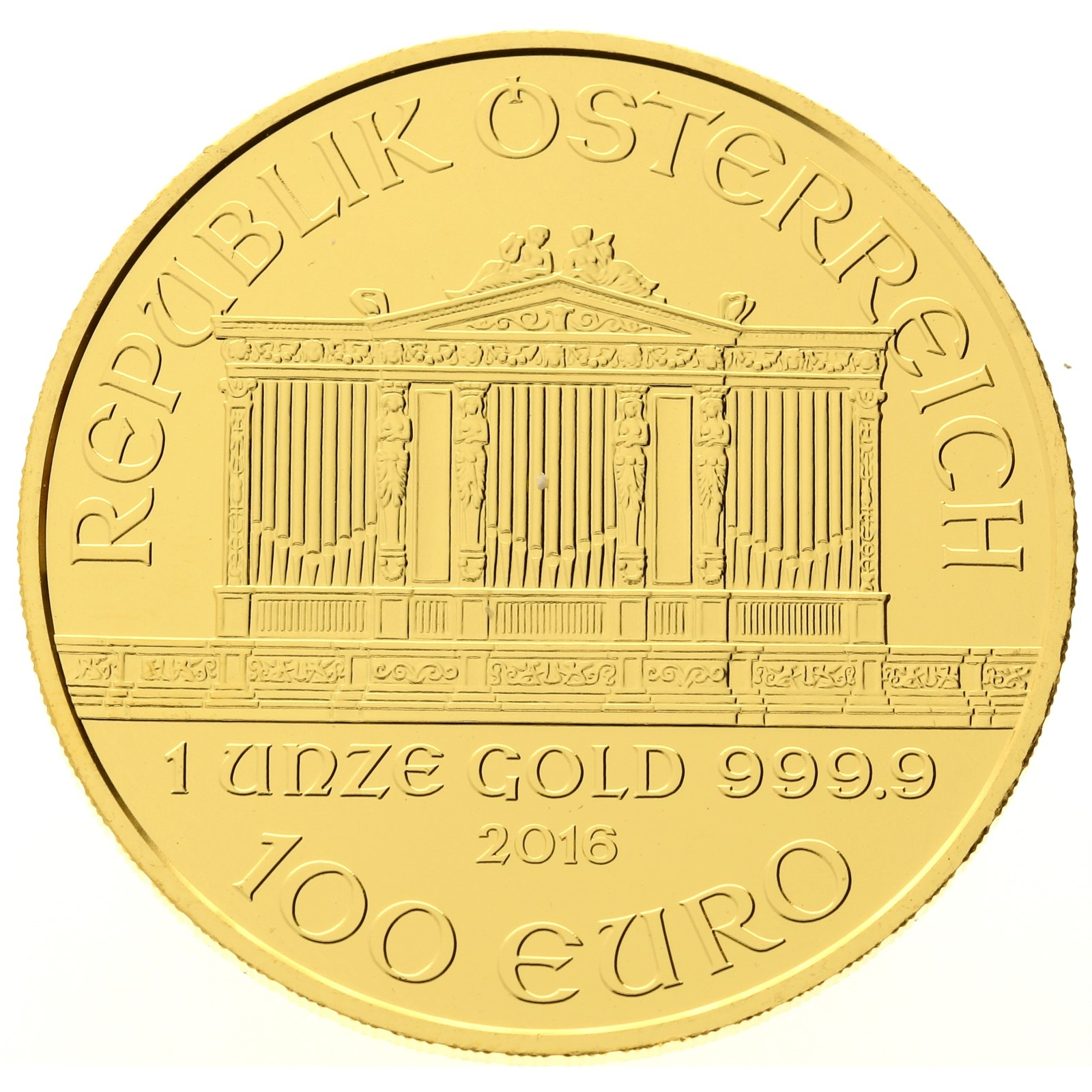 Austria - 100 euro - 2016 - Vienna Philharmonic - 1oz 