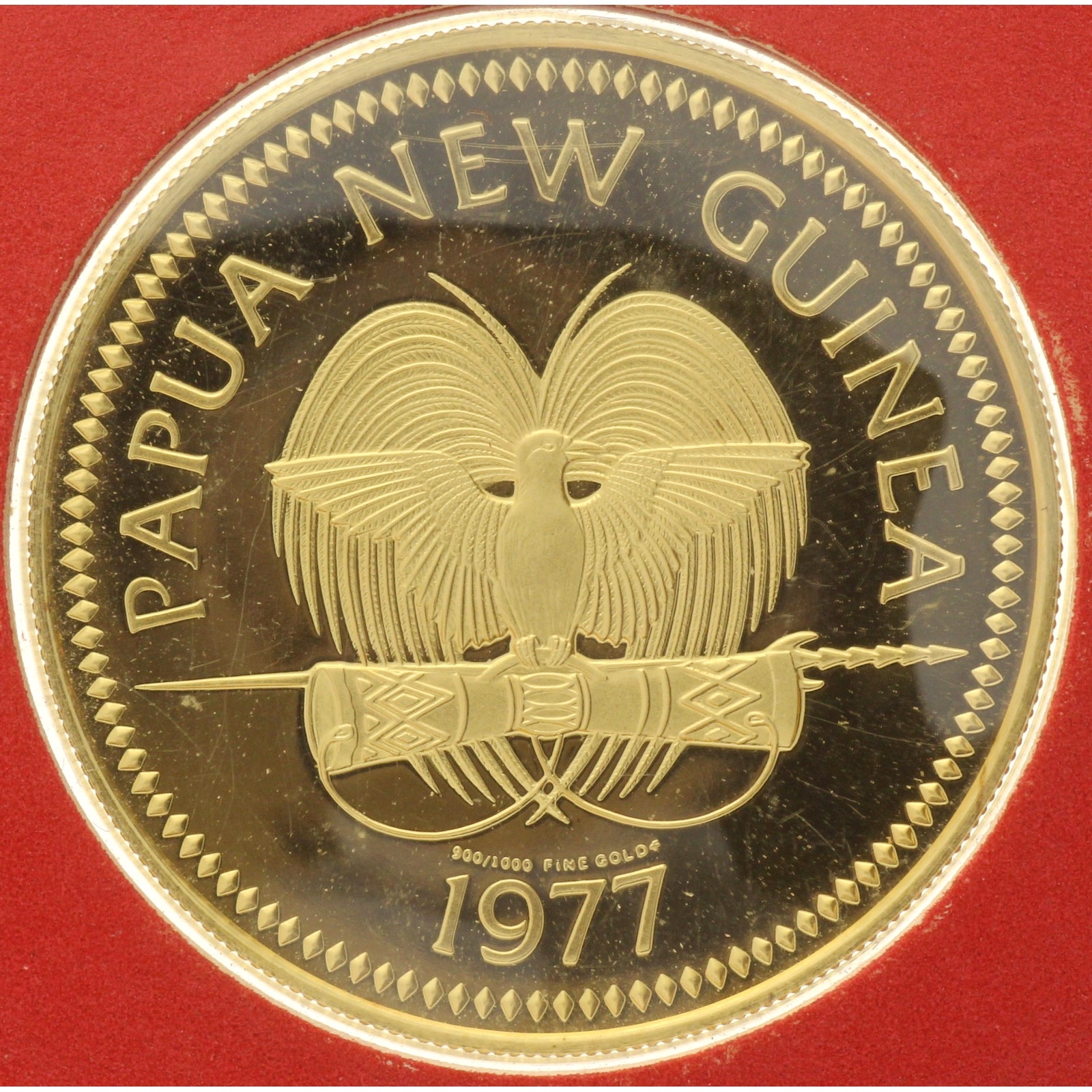 Papua New Guinea - 100 Kina - 1977 - Elizabeth II Blyth's Hornbill